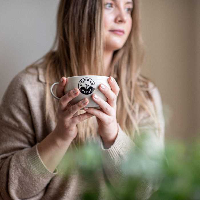 Coffee Pods being filled with ground coffee